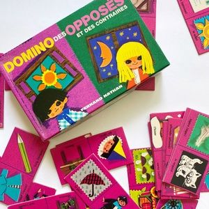 vintage 70s French puzzle game
